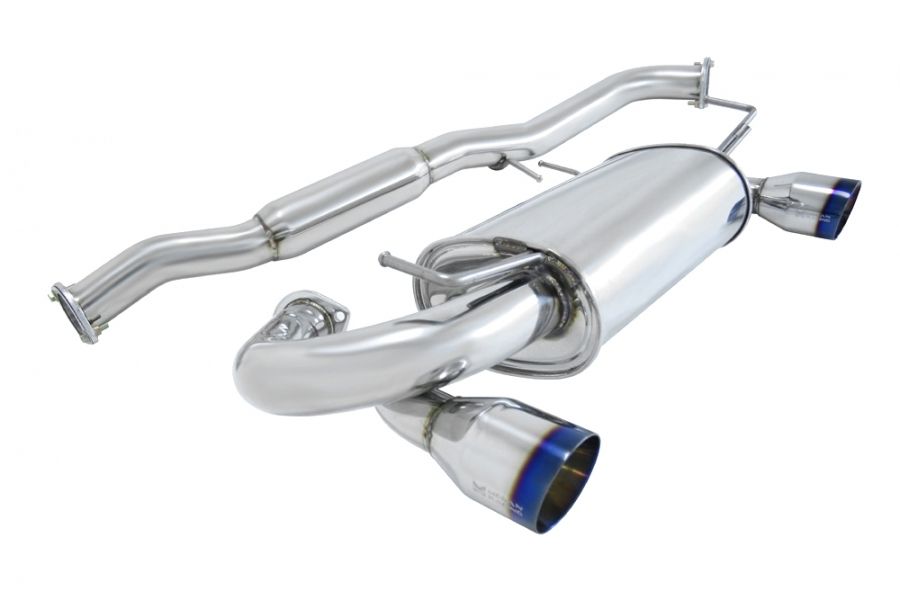 Megan Racing Cat-Back Exhaust System for 2003-2009 Nissan 350Z Dual 4.5" Blue Titanium Tips MR-CBS-350Z-BT