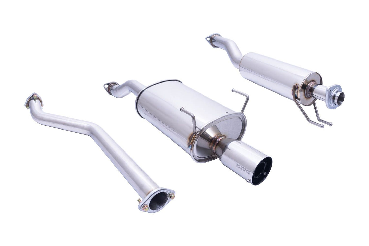Megan Racing Cat-Back Exhaust for 2002-2006 Acura RSX Base, Type-S - Stainless Steel, 2.5" Piping