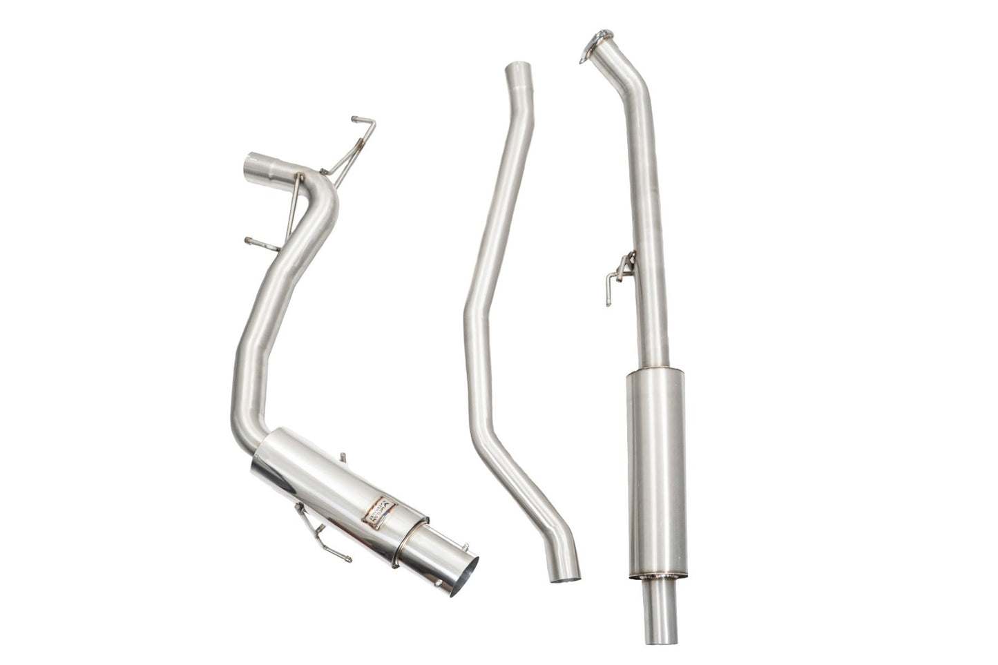 Megan Racing Single Exit Exhaust System for 2022+ Honda Civic - T304 Stainless Steel, Direct Bolt-On, 59mm Inlet, 90mm Tip LWT-CBS-HC22-DS