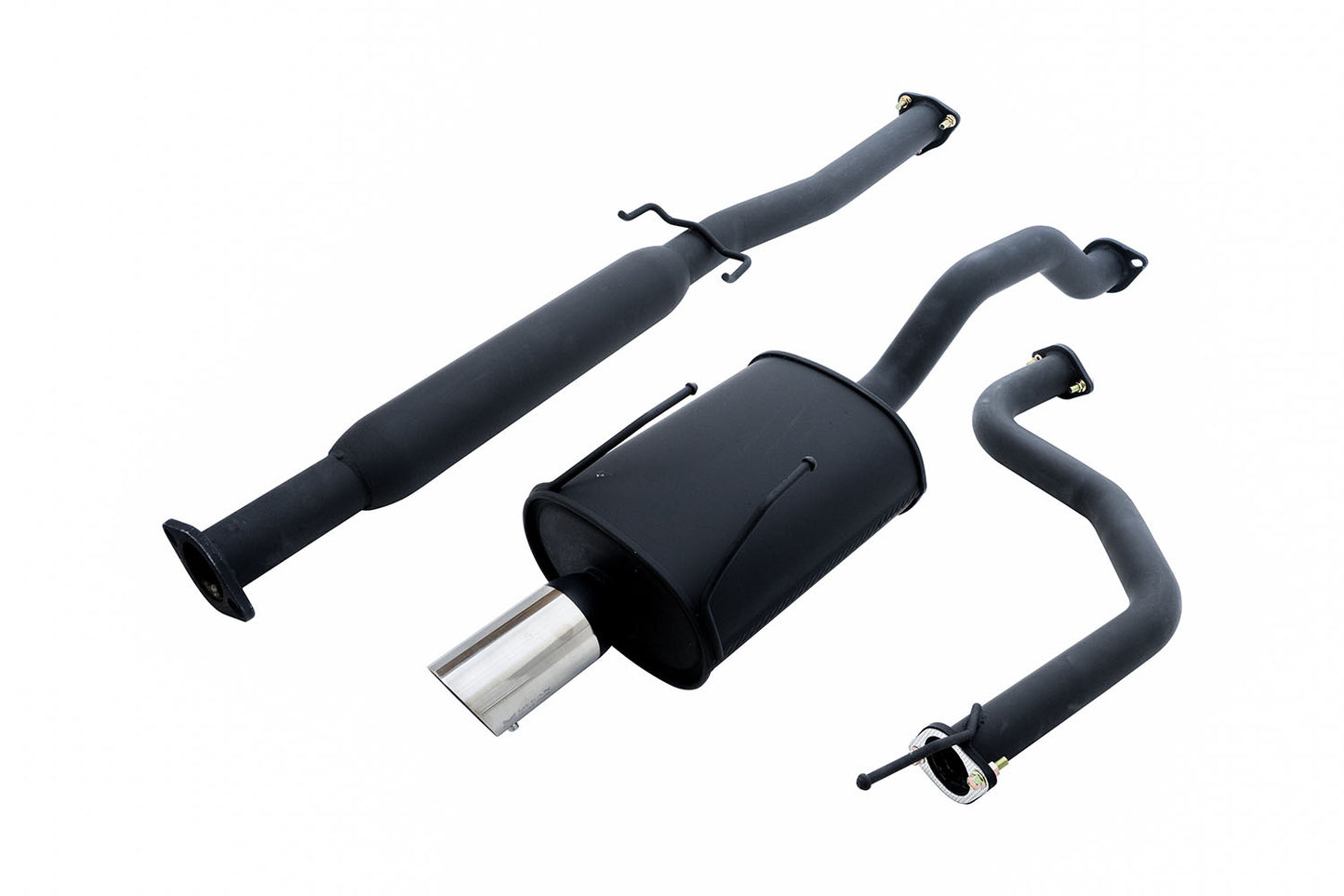 Megan Racing Cat Back Exhaust System 2.5" Pipe Black for Honda Civic 1992-2000 2-Door, 4-Door, Hatchback - MR-CBS-HC92-OEB