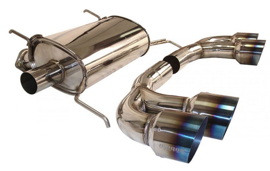 FR SPORT Megan Racing Cat Back Exhaust System for Nissan GTR R35 2009+ - Blue Titanium Tips...
