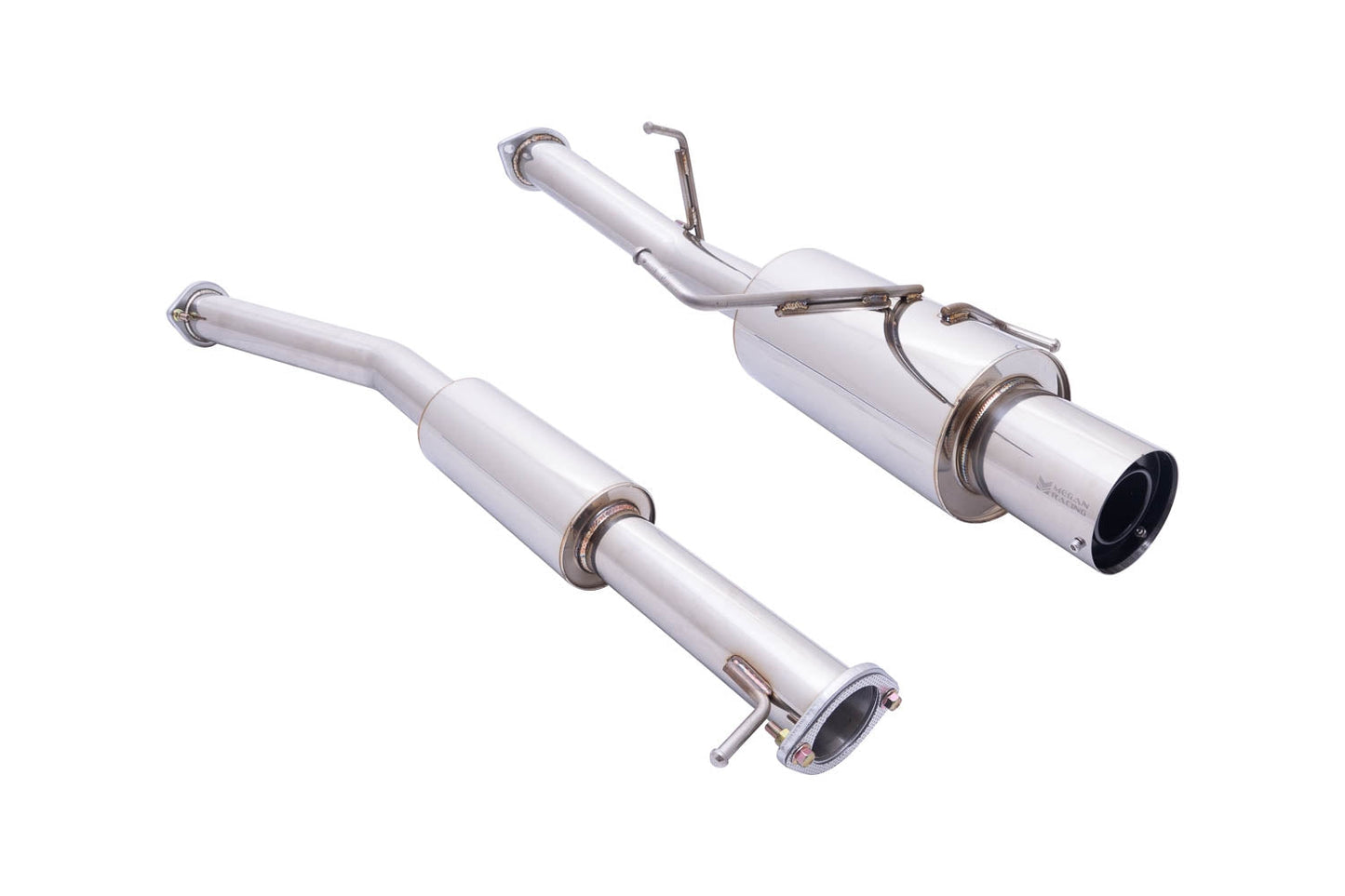 Megan Racing Cat-Back Turbo Exhaust System for Nissan 240SX 1995-1998, 3-Inch Pipe with Short Tip