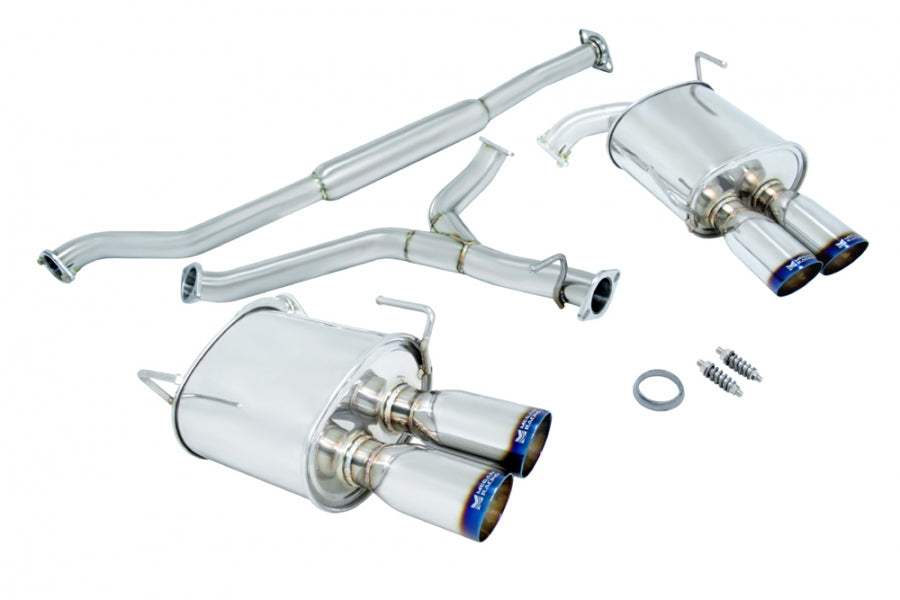 Megan Racing Cat-back Exhaust System for 2011-2014 Subaru WRX - SS/OE-RS/OEB, T-304 Stainless Steel