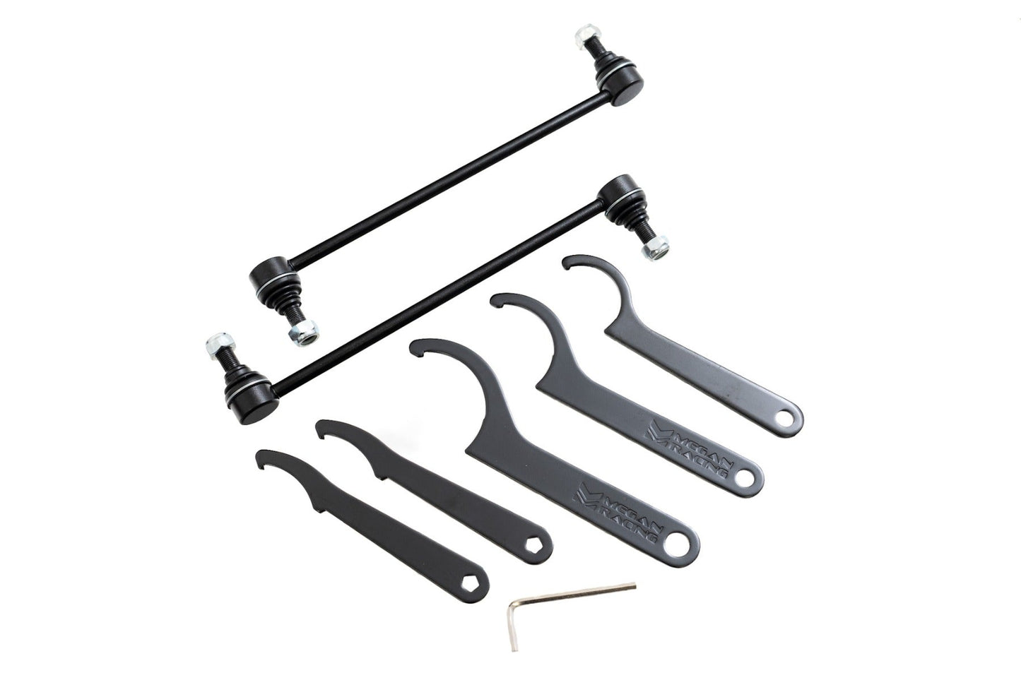 Megan Racing Coilover Damper Kit for Hyundai Sonata 2020+ / Kia K5 2020+ - 32-Level Adjustment, Camber Adjustable Pillowball Front Mounts