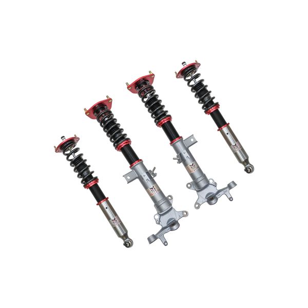 Megan Racing Coilover Damper Kit Q45 97-01 for Infiniti Q45 1997-2001 - 32-levels Adjustment, Camber Adjustable Pillowball Mounts