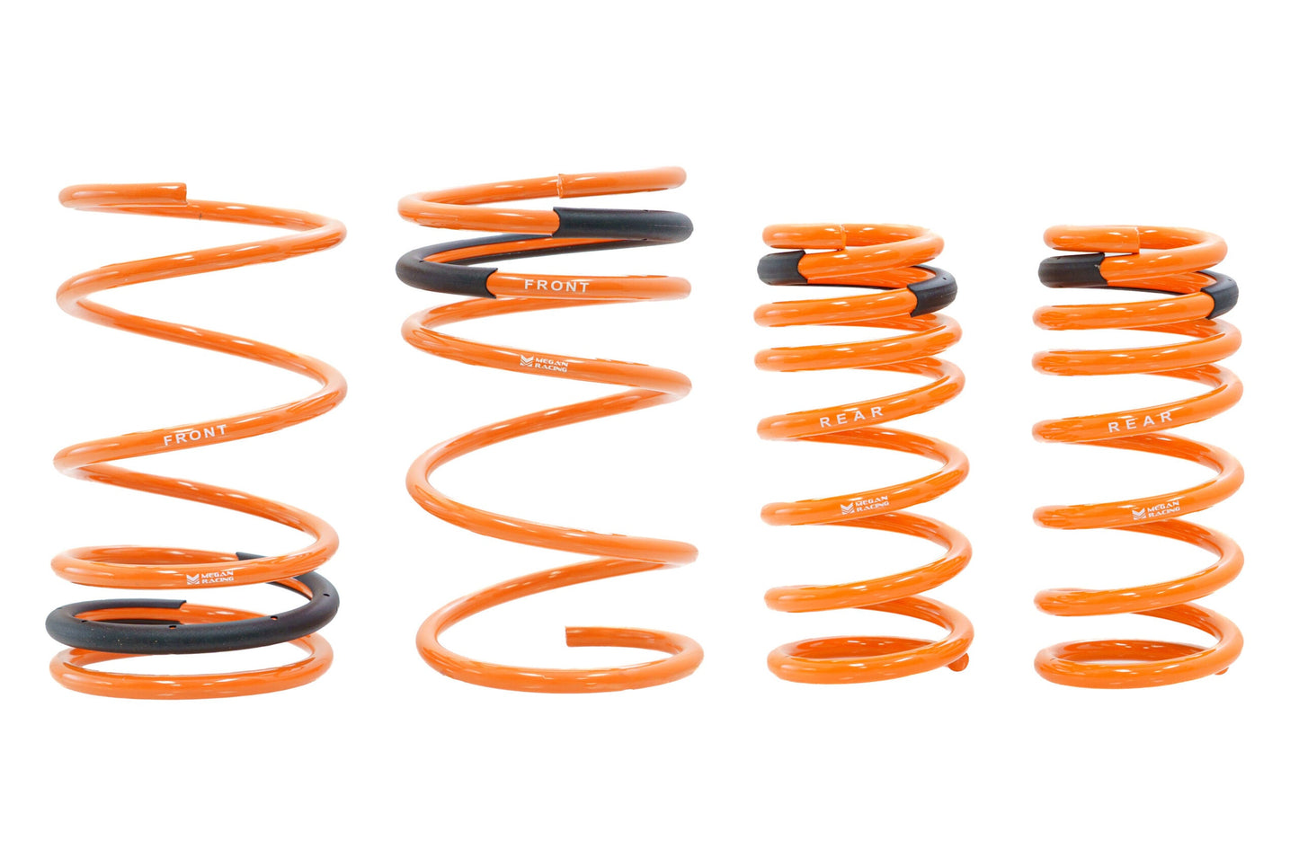 Megan Racing Lowering Springs Front & Rear for 2007-2011 Honda Element 2WD AWD - Front Drop 38.1mm, Rear Drop 35.56mm MR-LS-HE08