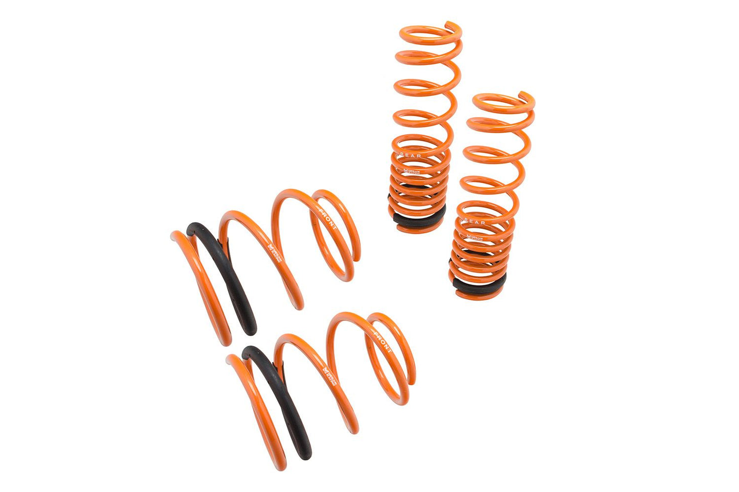 Megan Racing Lowering Springs for Mitsubishi Evo X 2008 2016 SAE 9254 Cold Wound Steel Powder Coated - MR-LS-MLEX08