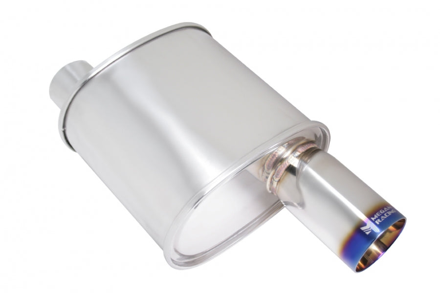 FR SPORT Megan Racing - Universal Exhaust F-RT Turbo Muffler 3" Pipe 3.5" Single Various Finishes...