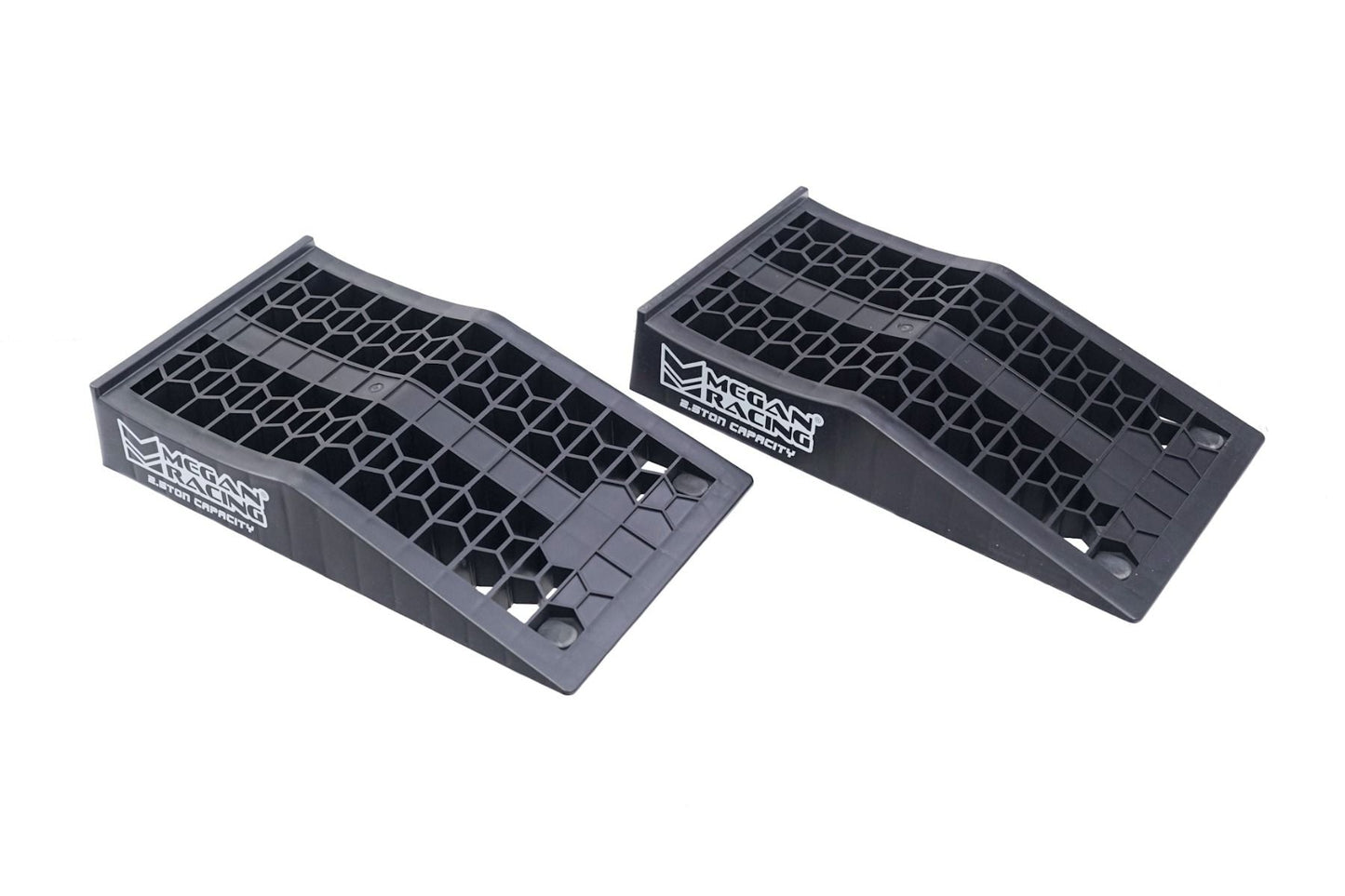 Megan Racing 1-Piece Ramps Single Piece 17" Length x 2.5" Lift Height Black 2.5T Load MR-RAMP-03