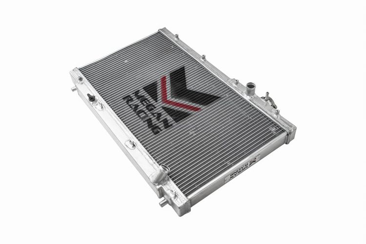 FR SPORT Megan Racing - Radiator 2 Row for 2001-2005 Honda Civic MT 4-Door Aluminum, 1.1 BAR Cap...