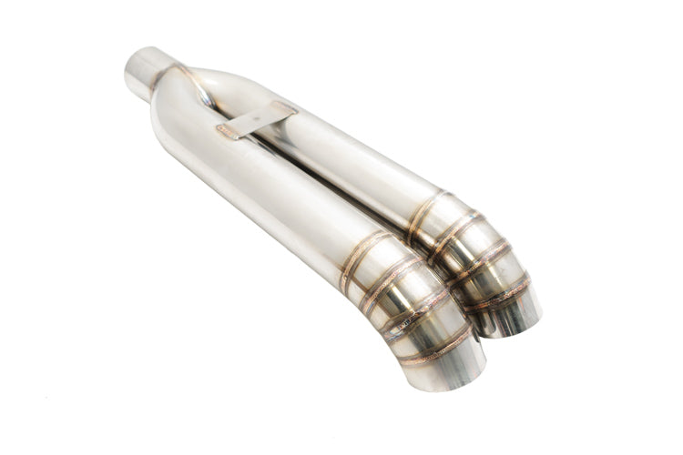Megan Racing Universal Muffler Delete Dual 3" Tips - LW-UT-FD-D3