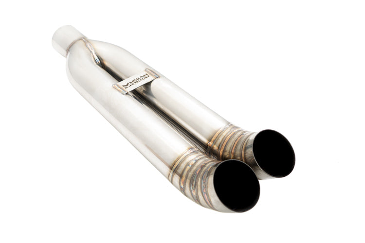 Megan Racing Universal Muffler Delete Dual 3" Tips - LW-UT-FD-D3