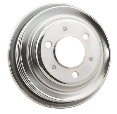 Mr. Gasket Chrome Plated Crank Pulleys - 4961G