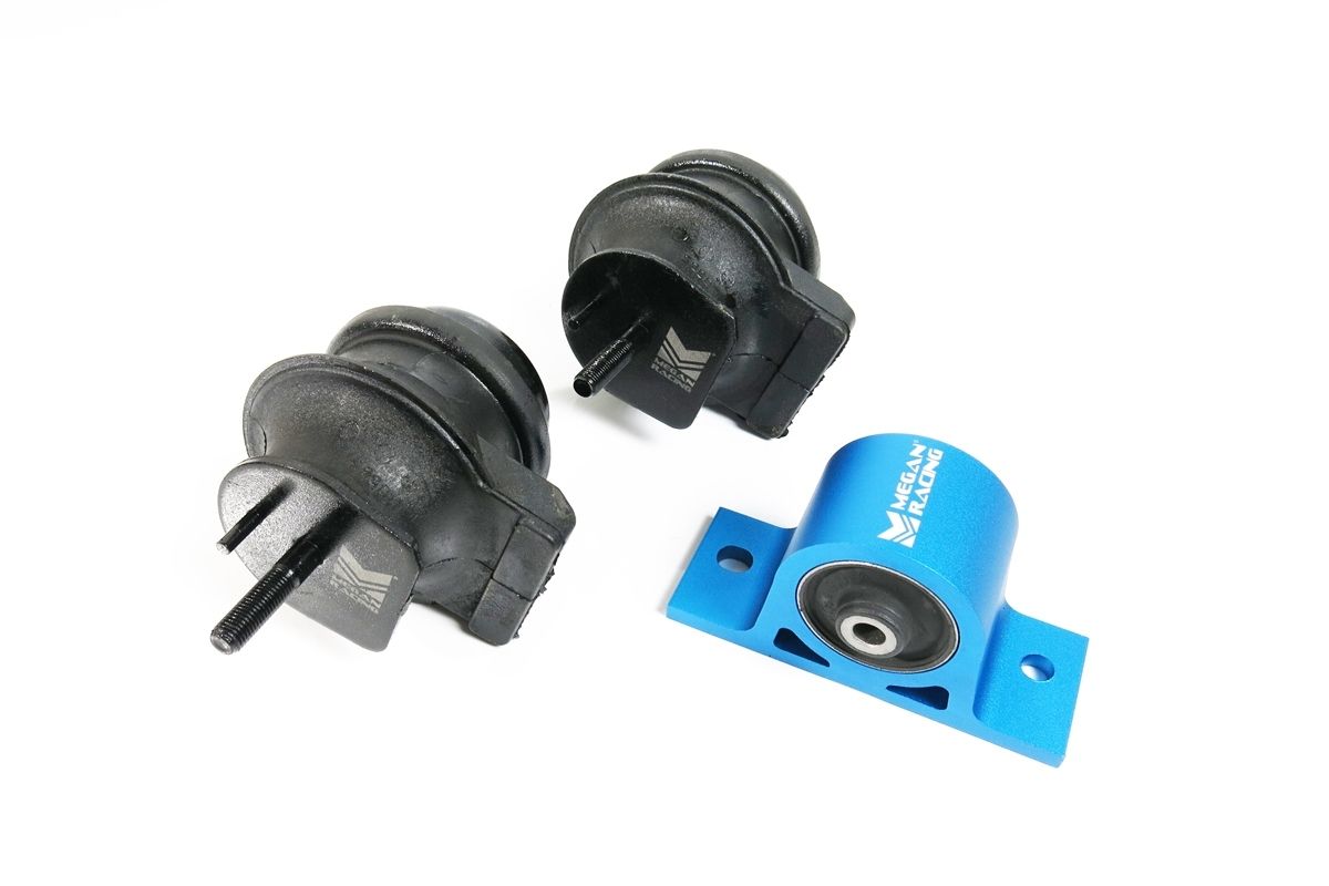 Megan Racing - Engine Mount Set 3-Piece for Nissan 350Z (2003-2008) Hard Rubber/Polyurethane MRS-NS-0340