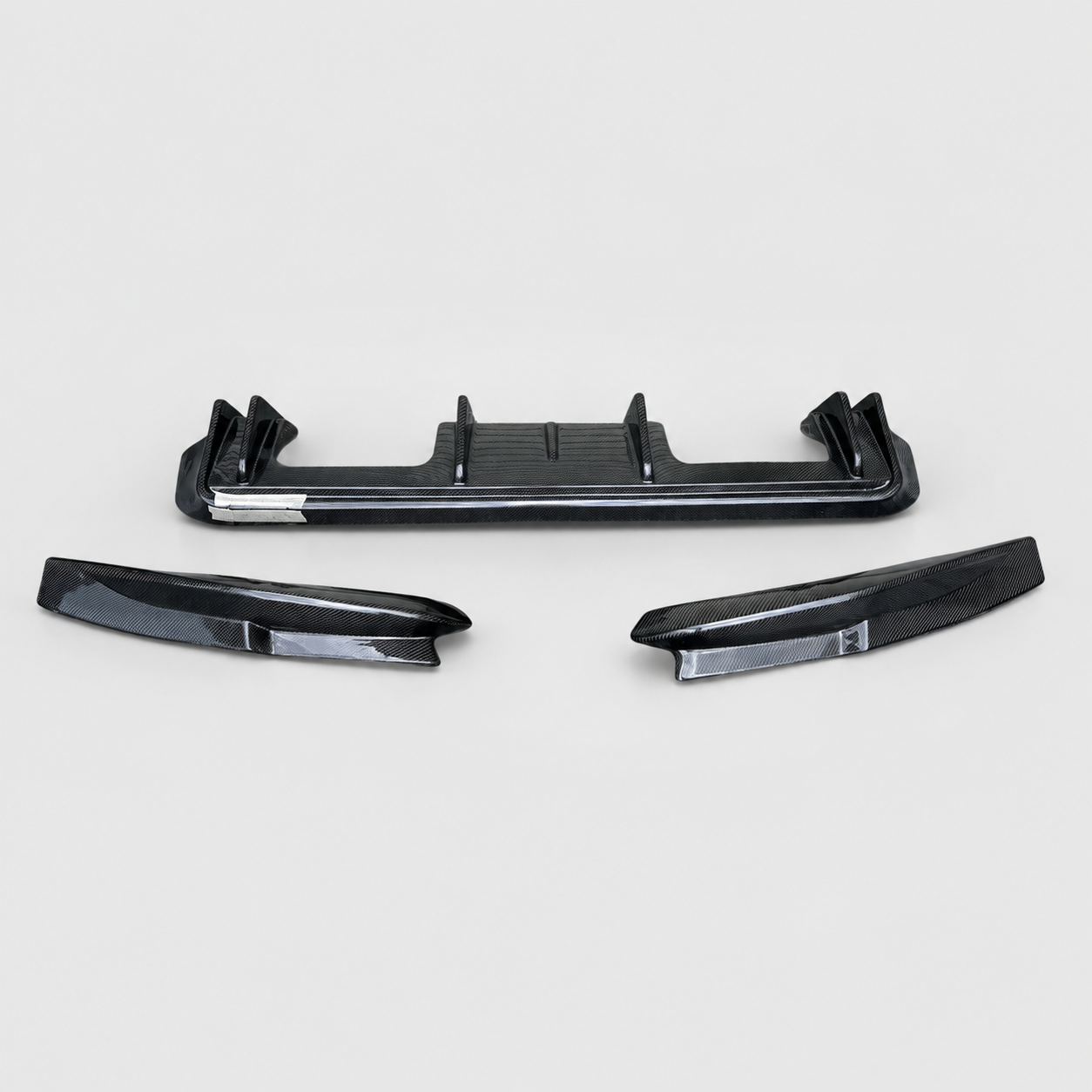 Carbon Fiber Rear Diffuser Corner Extensions for BMW G80 M3 G82 M4