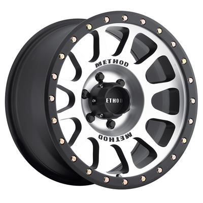Method Race Wheels MR305 NV Machined Face with Matte Black Lip Wheels - S1308
