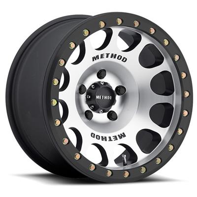 Method Race Wheels MR105 Beadlock Machined Face Wheels with Matte Black Lip - S0482
