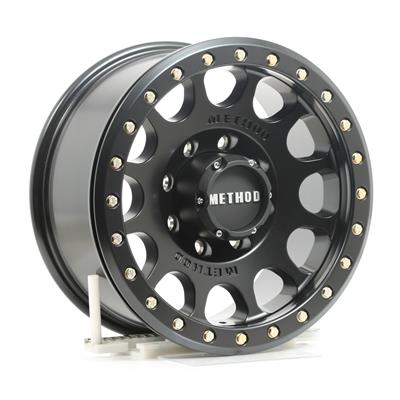 Method Race Wheels MR105 Beadlock Matte Black Wheels - S0478