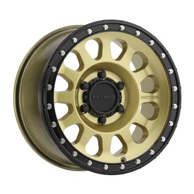 Method Race Wheels MR315 Gold Wheels with Black Lip - S0881