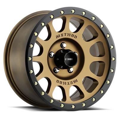 Method Race Wheels MR305 NV Matte Bronze Wheels with Matte Black Ring - S0666