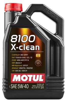 Motul 8100 X-Clean Motor Oil - 102051