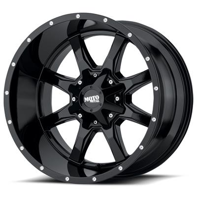 Moto Metal Series MO970 Gloss Black Milled Wheels - S1078