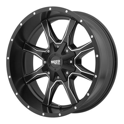 Moto Metal Series MO970 Gloss Black Milled Wheels - S1087