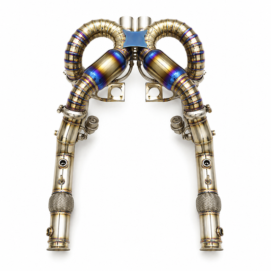 F1 Titanium Exhaust System for Lamborghini Murcielago LP620 LP640 LP670 V12 6.2