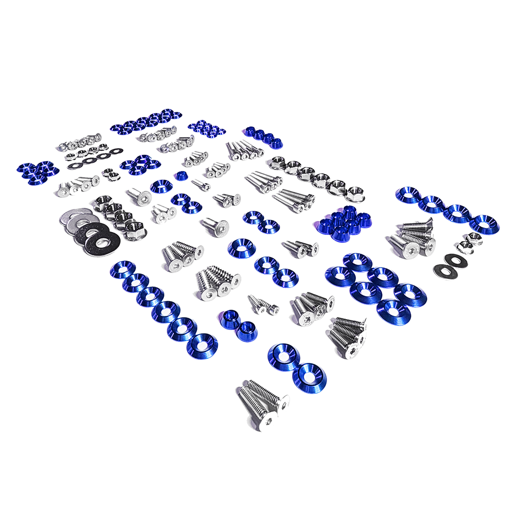 ZSPEC Stage-2 Dress Up Bolts® Fastener Kit for '15-23 Ford Mustang GT500 S550, Stainless & Billet