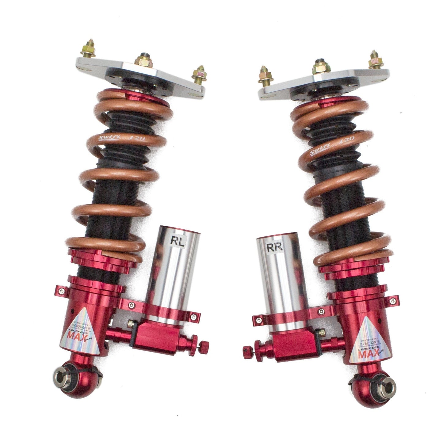 Godspeed Subaru WRX STI (VA2) 2015-20 MAXX 3-Way Coilover Damper System With Swift Springs