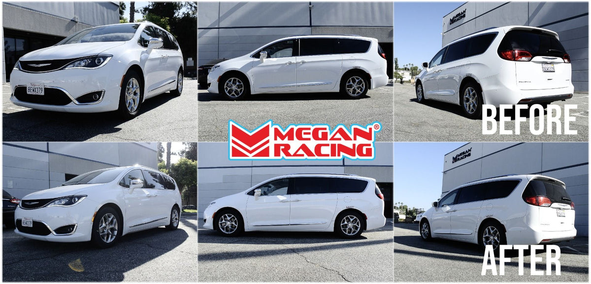 FR SPORT Megan Racing Lowering Springs for Chrysler Pacifica 2017+ FWD - Front Drop 23mm, Rear...