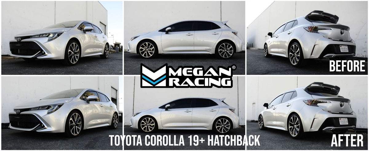 FR SPORT Megan Racing Lowering Springs Front & Rear for 2019+ Toyota Corolla Hatchback Drop:...