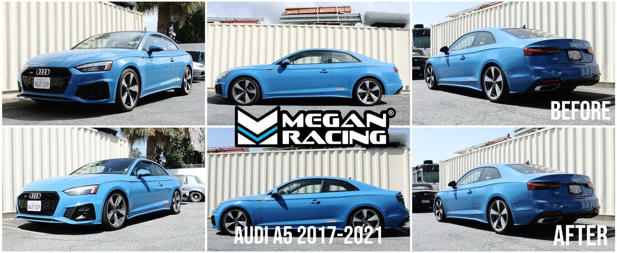 FR SPORT Megan Racing Coilover for 2017-2021 Audi A4/A5 Allroad Full Length Adjustable 48mm Front...