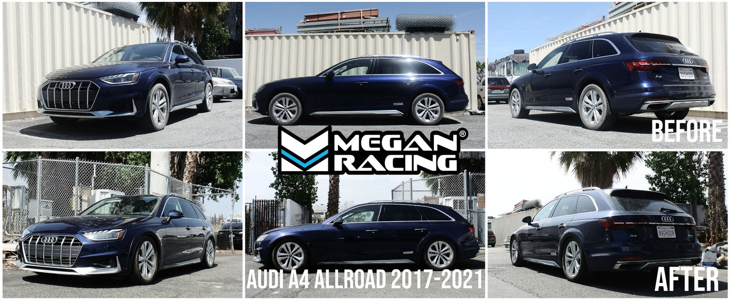 Megan Racing Coilover Kit Euro Series for Audi A4/A5 2017-2021 48mm Strut Full Length Adjustable