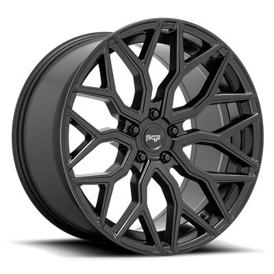 Niche M261 Mazzanti Matte Black Wheels - M26119956535