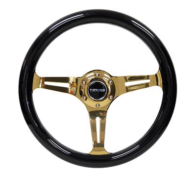 NRG Classic Woodgrain Steering Wheels - ST015CGBK