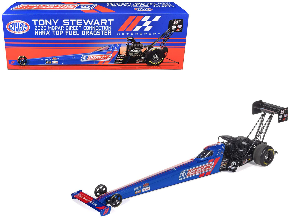 Rapid Vehicles NHRA TFD (Top Fuel Dragster) #14TF Tony Stewart "MOPAR Direct Connection" Blue and...