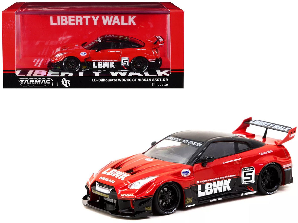 Rapid Vehicles Nissan 35GT-RR LB-Silhouette WORKS GT RHD (Right Hand Drive) #5 "Liberty Walk" Red...