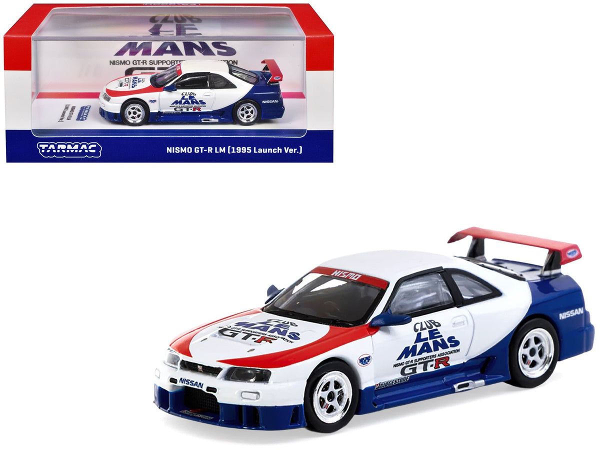 Rapid Vehicles Nissan Nismo GT-R LM RHD (Right Hand Drive) "1995 Launch Version" White with Red...