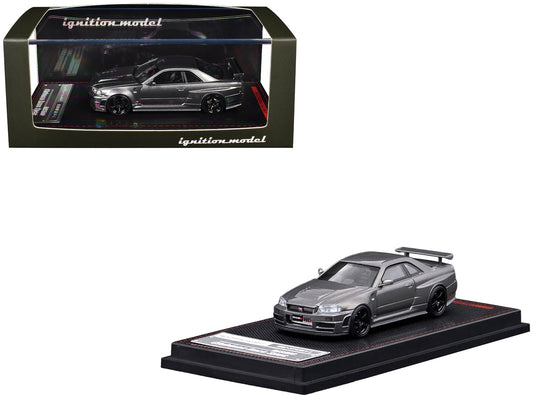 Rapid Vehicles Nissan Skyline GT-R (BNR34) Nismo CRS RHD (Right Hand Drive) Gray Metallic 1/64...