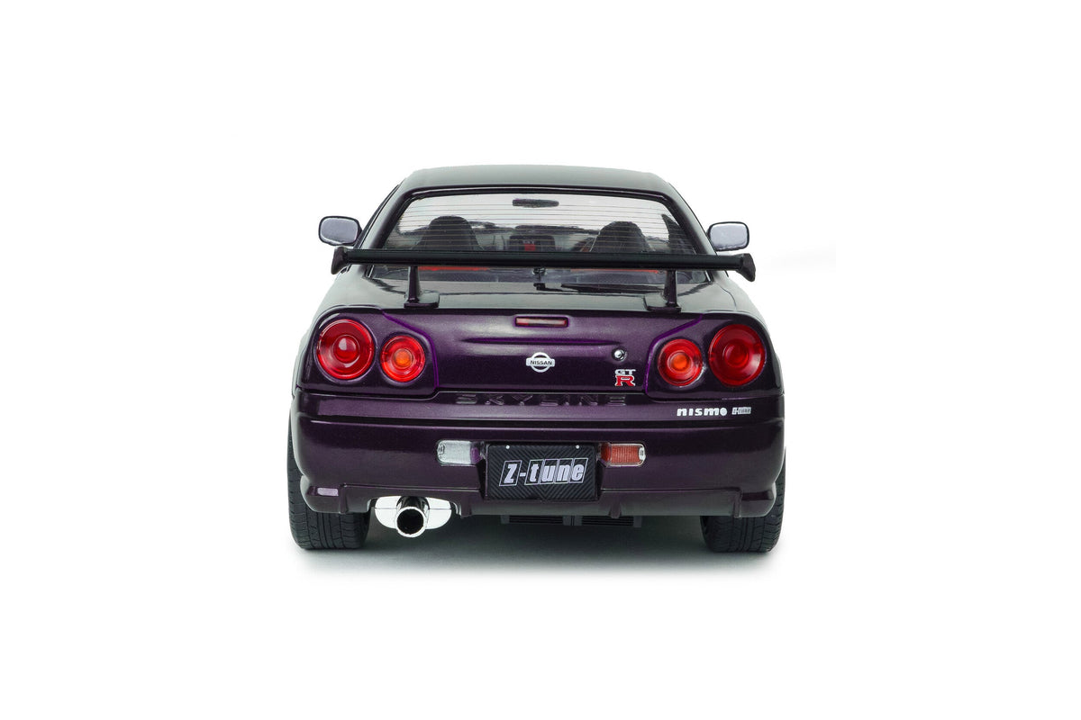 STM Diecast Solido 1999 Nissan Skyline GT-R (R34) Z-tune Midnight Purple 1:18 - View 3