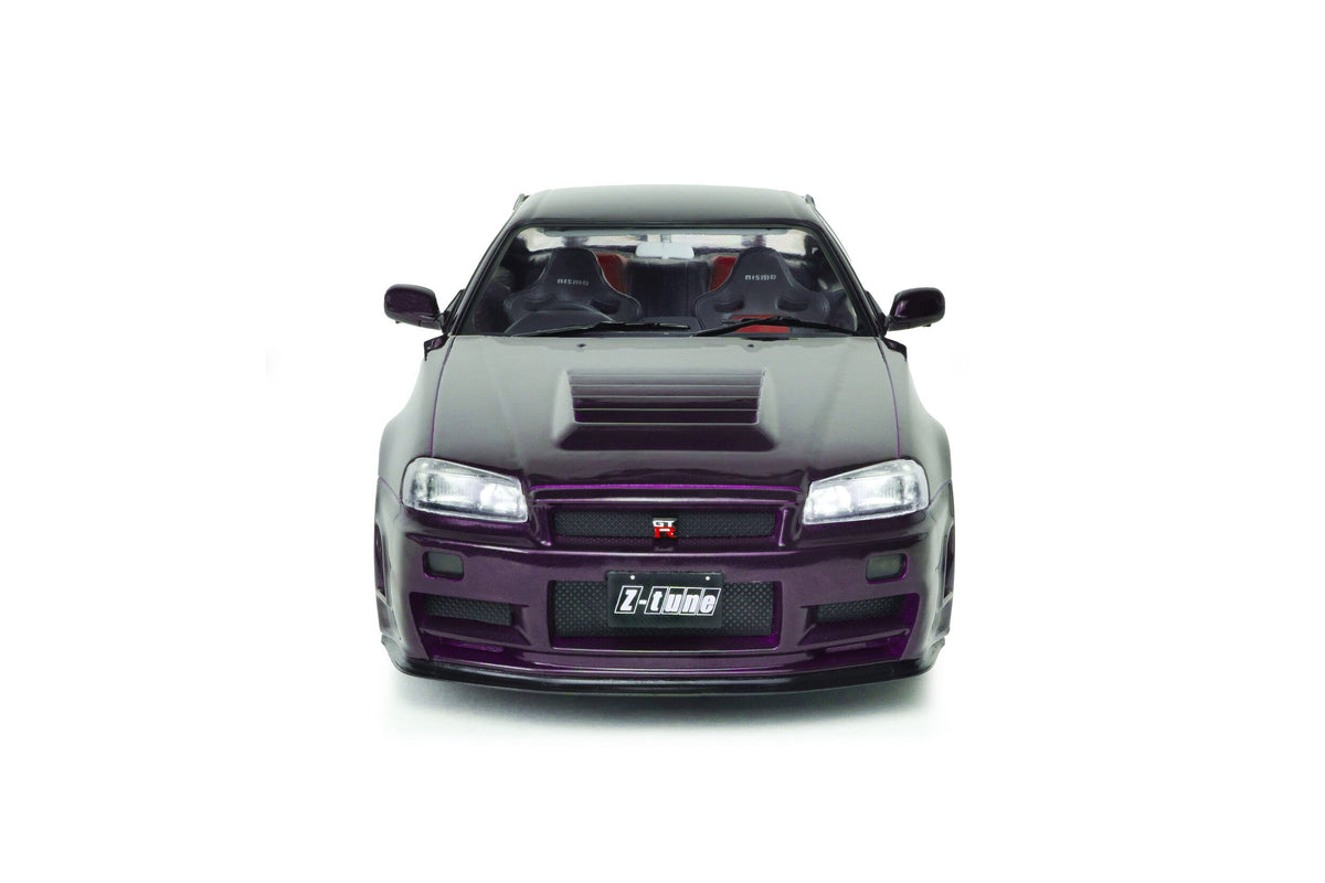 STM Diecast Solido 1999 Nissan Skyline GT-R (R34) Z-tune Midnight Purple 1:18 - View 7