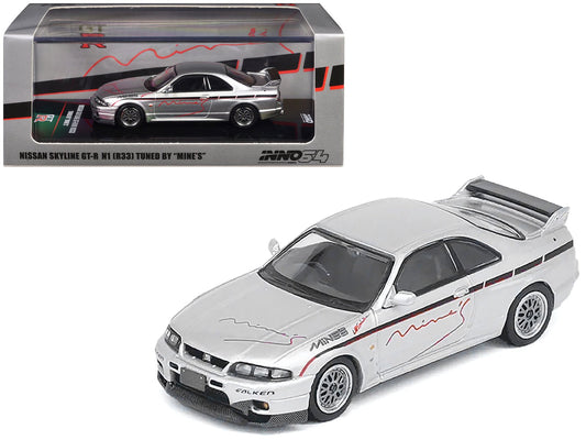 Rapid Vehicles Nissan Skyline GT-R N1 (R33) RHD (Right Hand Drive) "Tuned by Mine's" Silver 1/64...