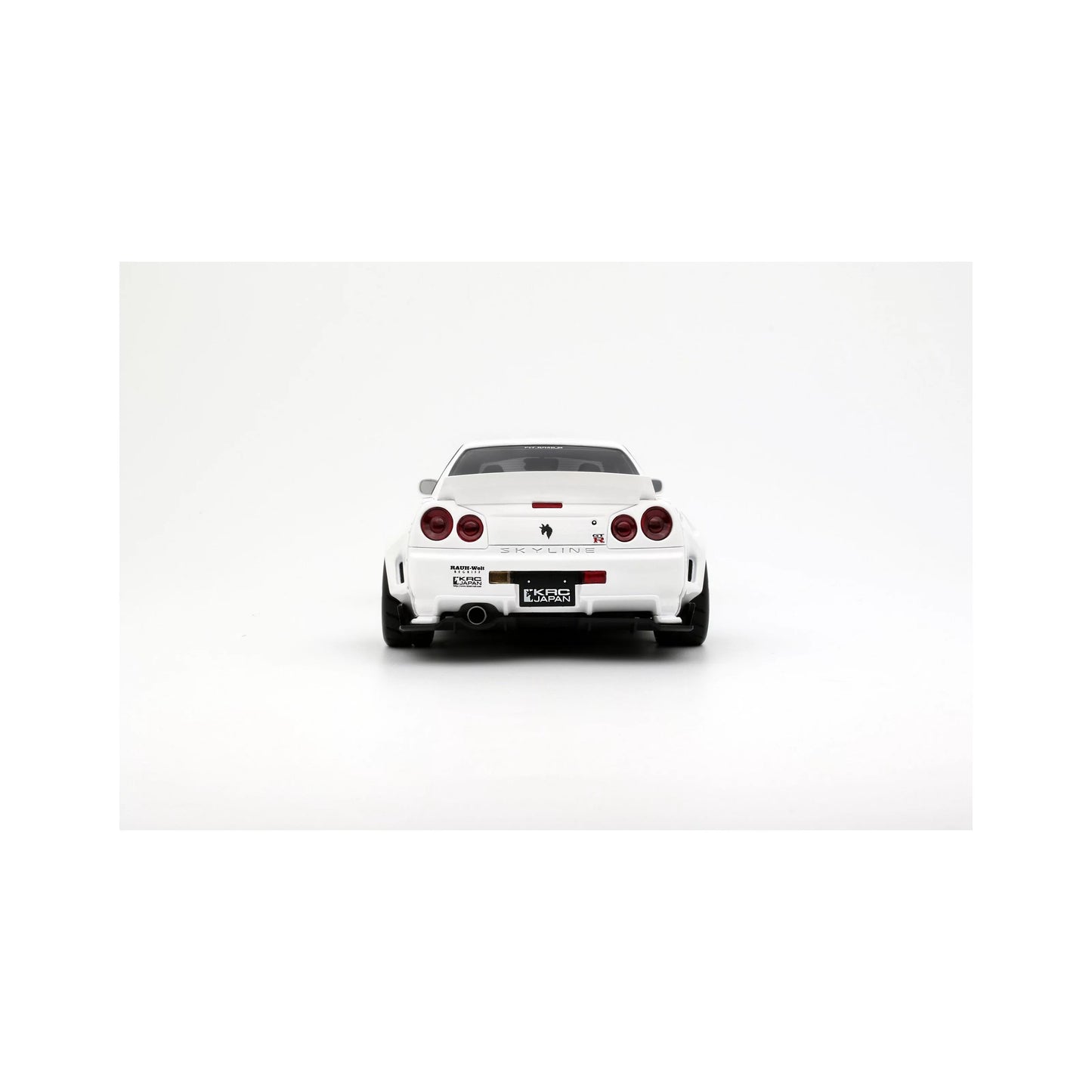 Otto 2019 Nissan Skyline GT-R R34 KRC Body Kit Pearl White QX1 1:18