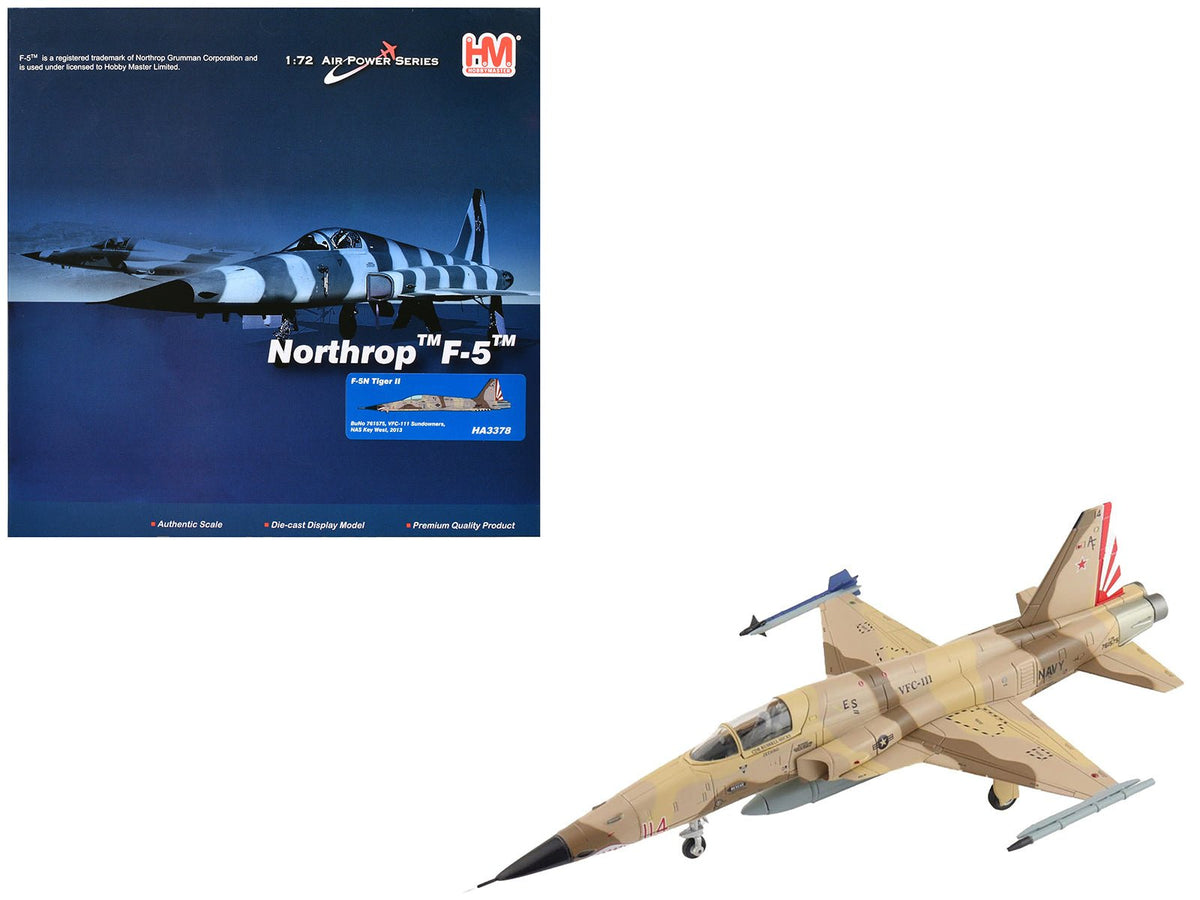 Rapid Vehicles Northrop F-5N Tiger II Aircraft "761575 VFC-111 Sundowners Naval Air Station Key...