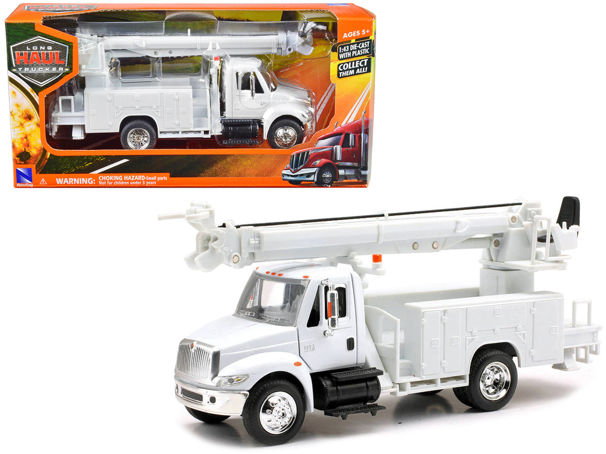 Rapid Vehicles International 4200 Digger Service Truck White "Long Haul Trucker" Series 1/43...