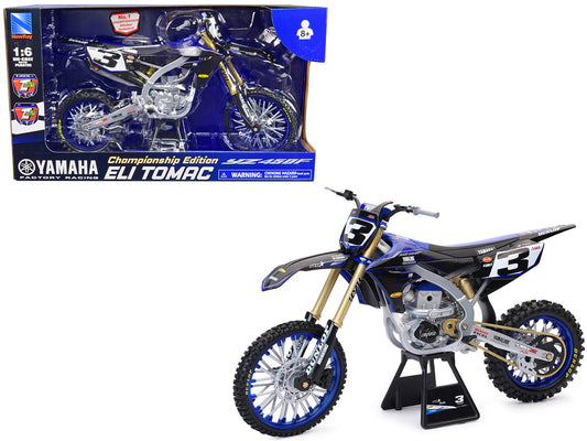 Rapid Vehicles Yamaha YZ450F Motorcycle #3 Eli Tomac "Championship Edition" Yamaha Factory Racing...