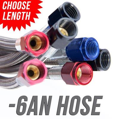Nitrous Outlet Stainless Steel Braided Hose Assemblies - 0021030