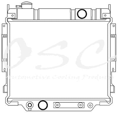 OSC Automotive Radiators - 1165