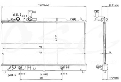 OSC Automotive Radiators - 13053